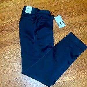 Zara Black Slim Fit Pants 29 NWT